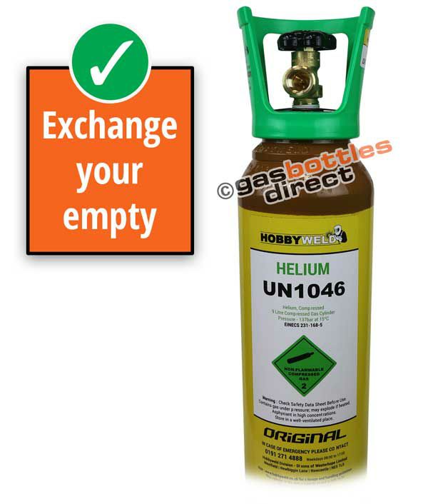 Hobbyweld Helium Original Gas Cylinder Refill